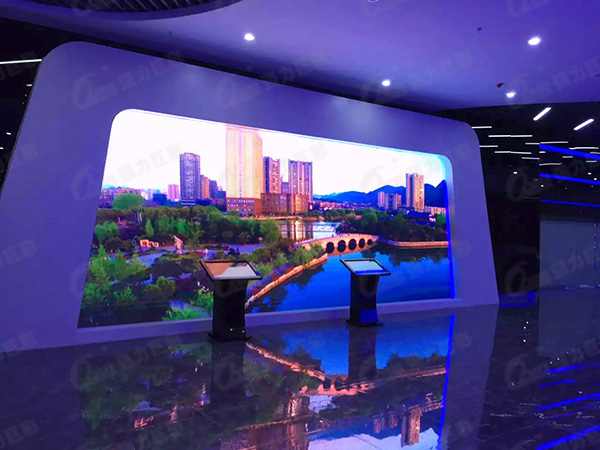 某體育中心室內表貼Q系列P3全彩